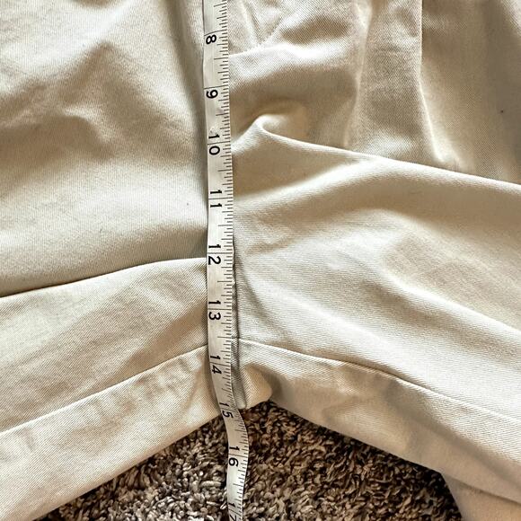 VTG RALPH LAUREN SPORT High Rise Khaki Shorts Size 8 Retro Y2K Indie Hipster - Picture 7 of 11